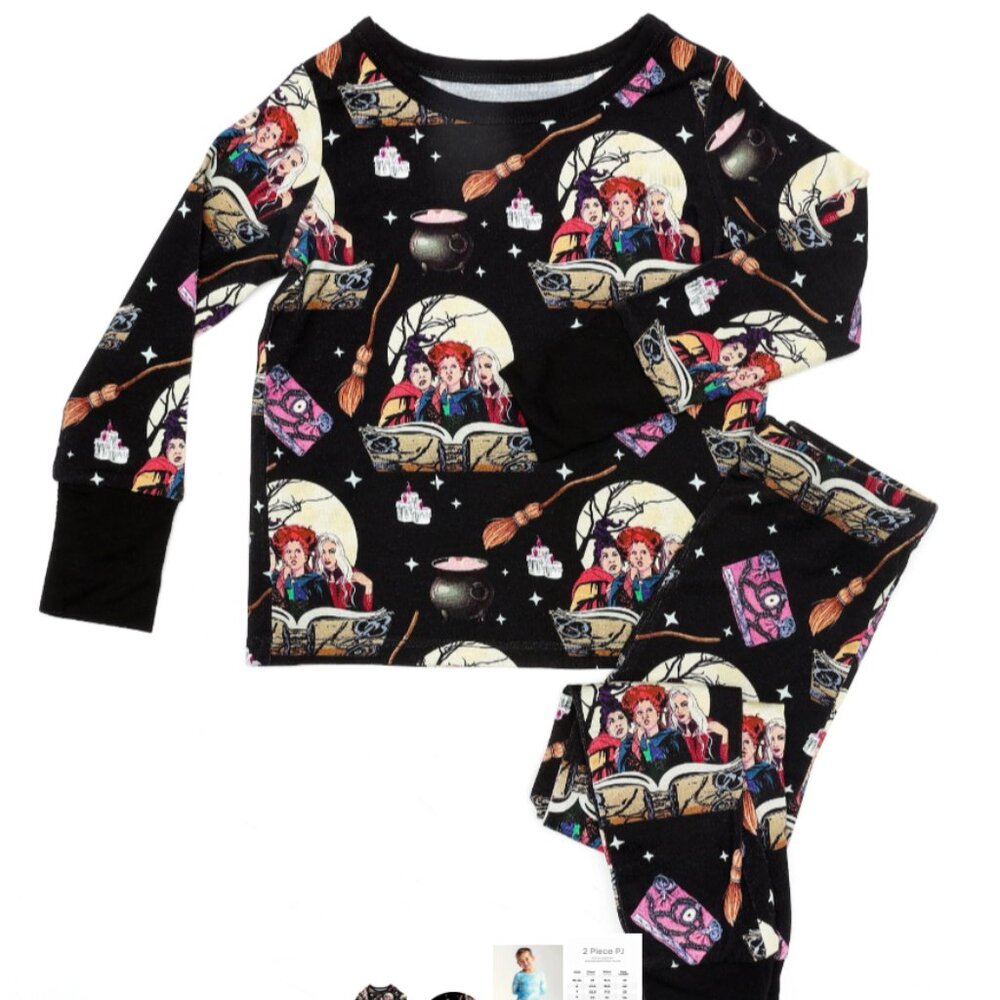 NWT Little Snuggles Hocus Pocus Bamboo Long Sleeve/Pants Set - 18/24 months